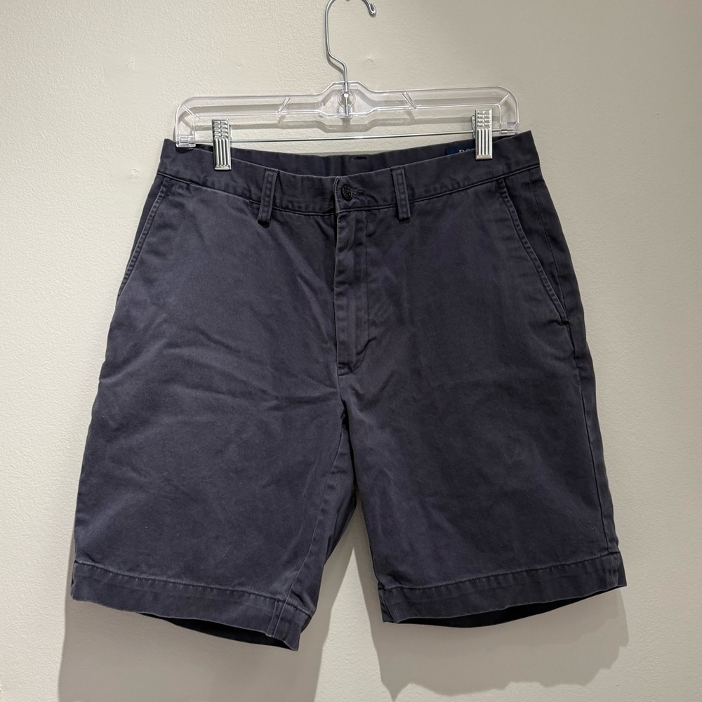 Navy Classic fit Polo Shorts 9”